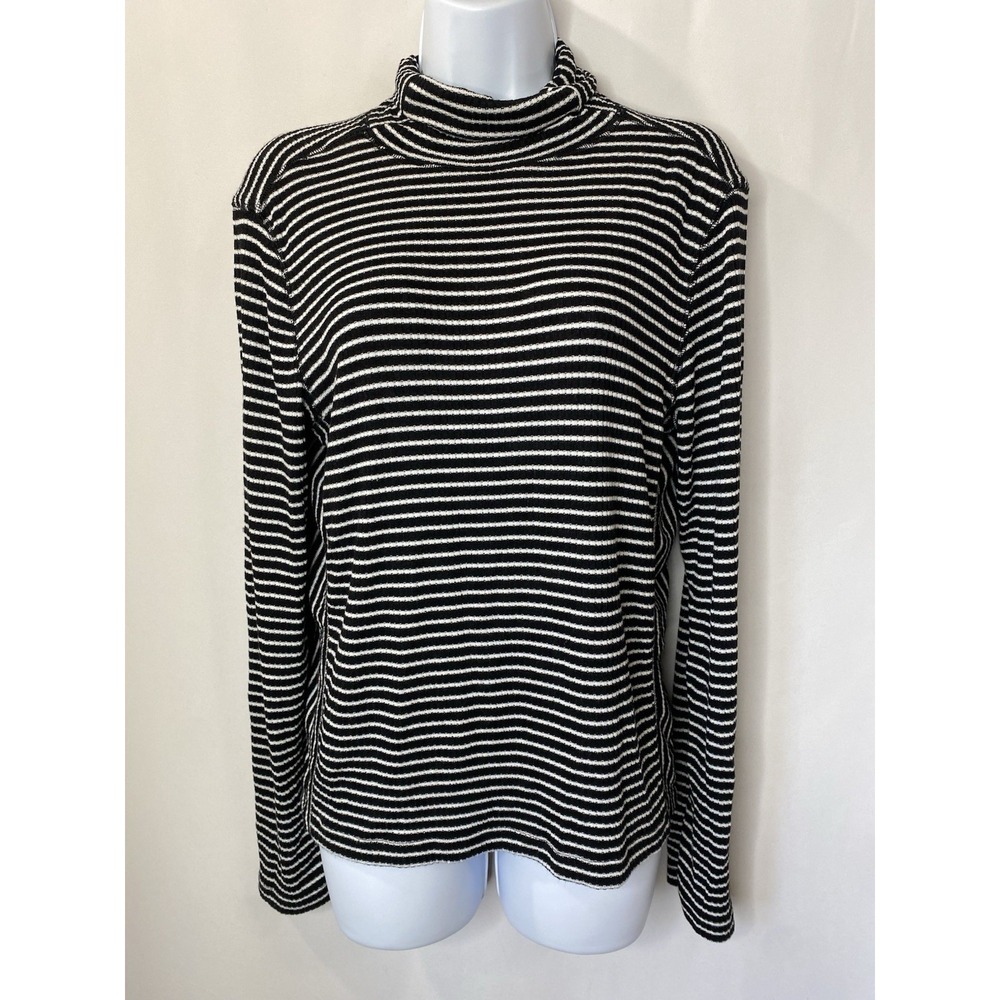 Madewell Womens Long Sleeved Shirt Stripes Size Large Fall Heritage Career Wear